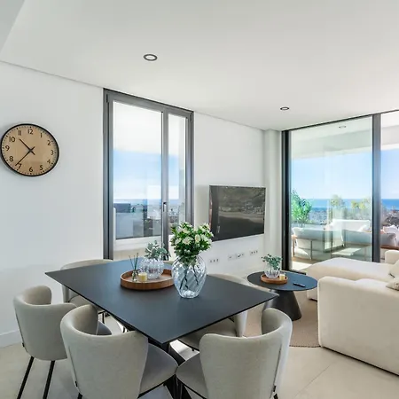 Mirador Estepona Hills Sea View With Pool Included & Additional Padel Court And Gym By Downtown Apartments Spain 아파트 에스테포나