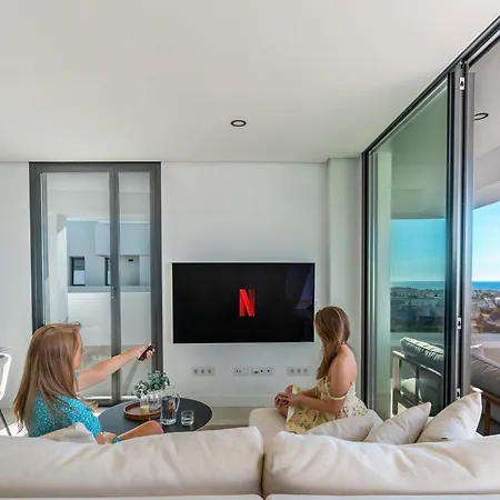 Mirador Hills Sea View With Pool Included & Additional Padel Court And Gym By Downtown Spain Apartman