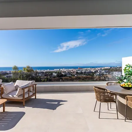 Mirador Estepona Hills Sea View With Pool Included & Additional Padel Court And Gym By Downtown Apartments Spain 아파트