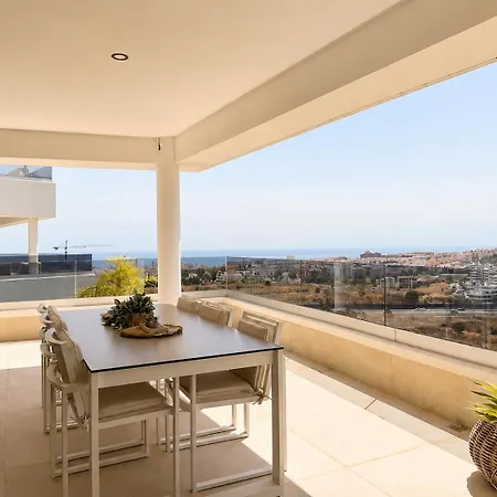 Mirador Hills Sea View With Pool Included & Additional Padel Court And Gym By Downtown Spain Apartman *
